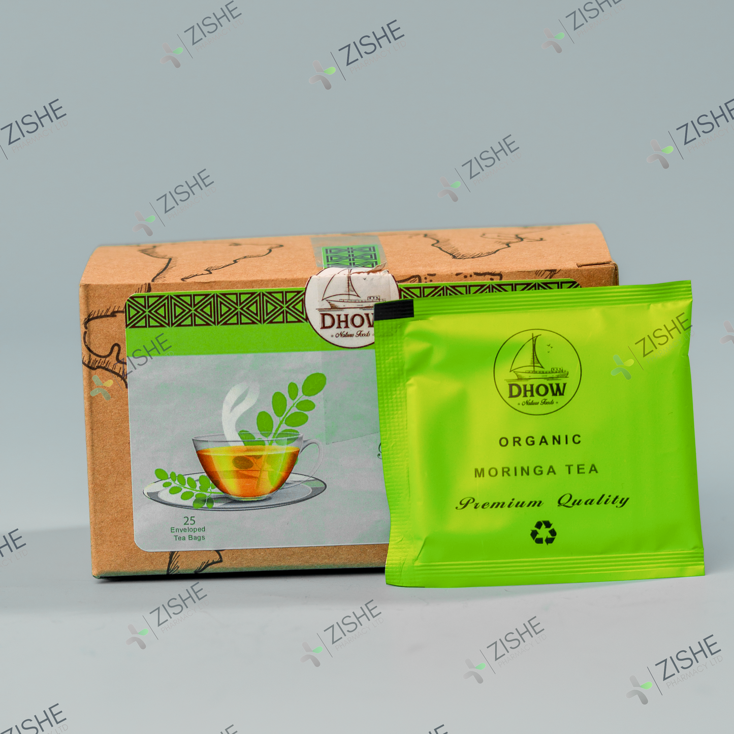 Natural Moringa & Ginger Herbal Tea