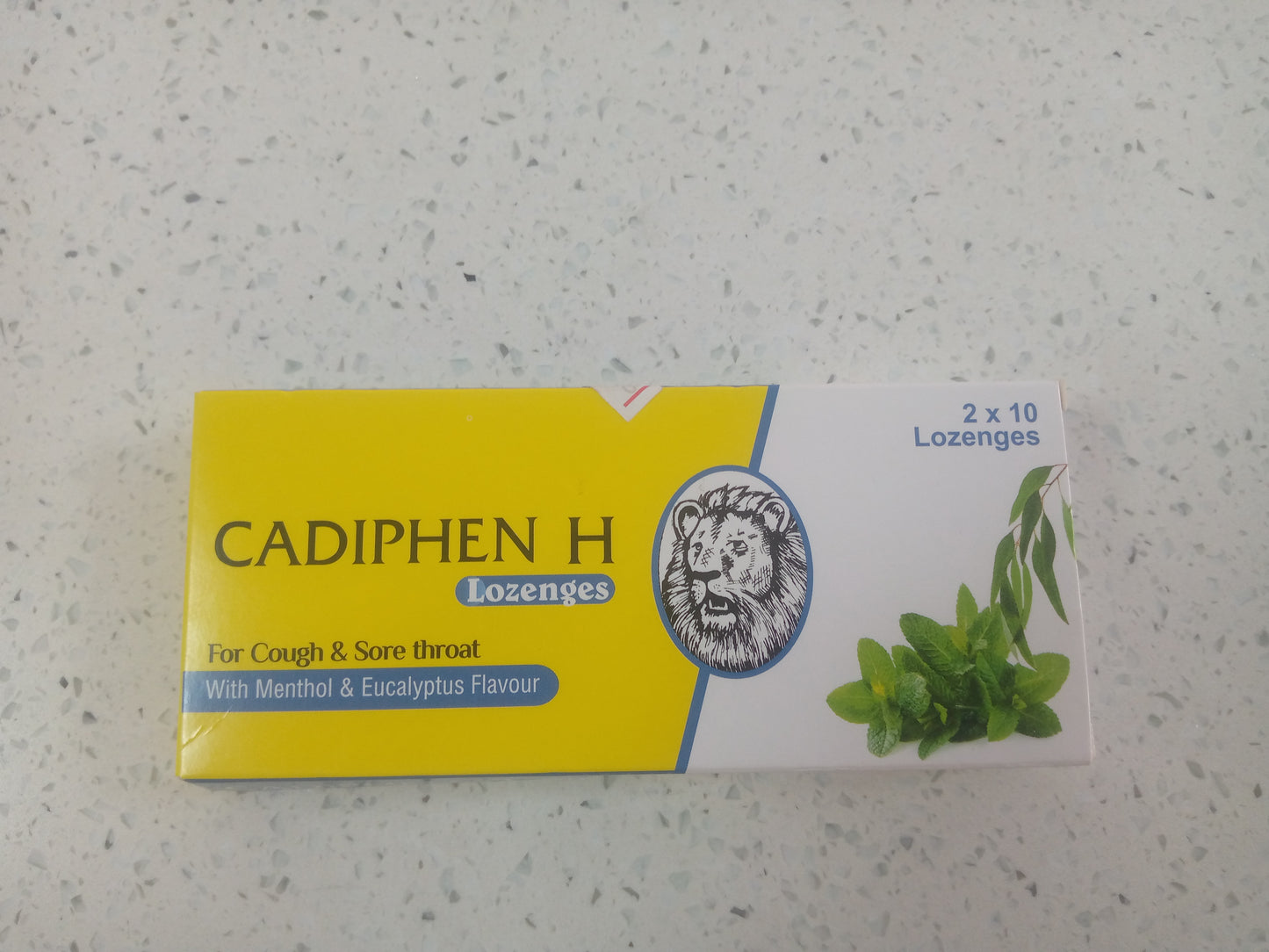 cadiphen h lozenges menthol and eucalytus