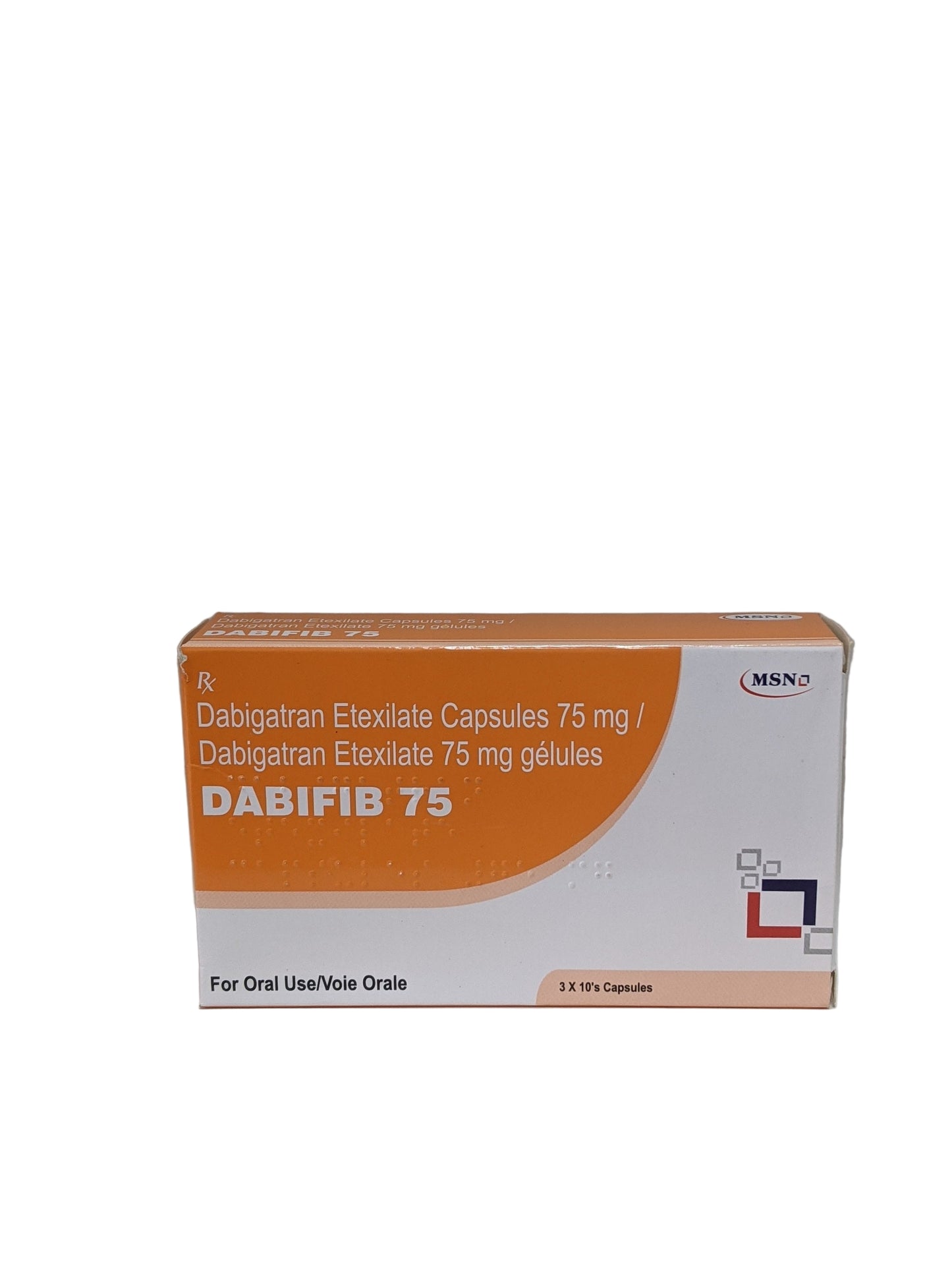 Dabifib 75 mg ( Dabigatran 75mg caps)