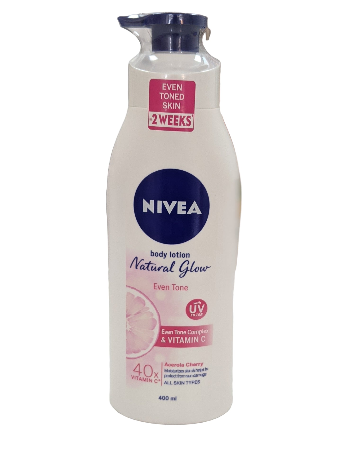 Nivea Natura Glow even tone with UV 400mls
