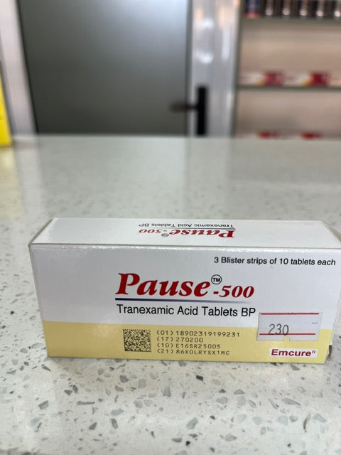 tranexamic Acid pause 500