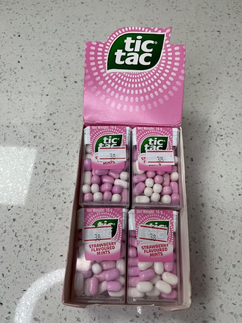 Tic Tac strawberry mints