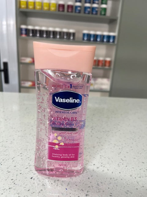 Vaseline B3 body oil 200ml.