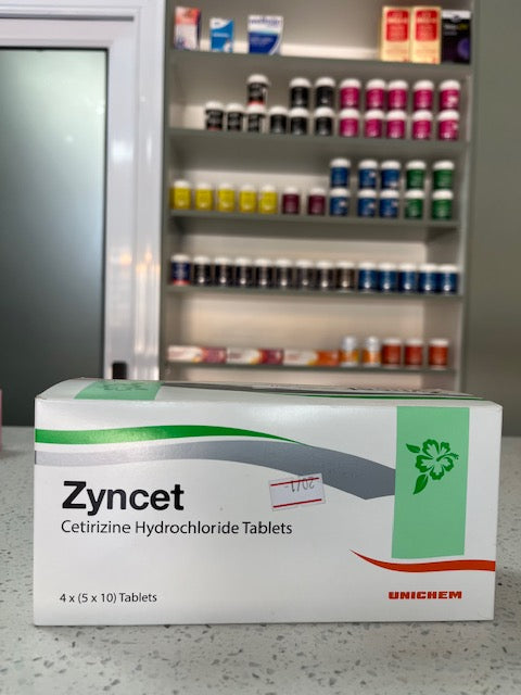 Zyncet cetrizine 10mg Tablet.