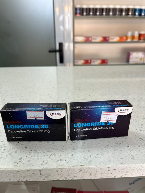 Longride 30 ( Dapoxetine tab 30mg) 6's