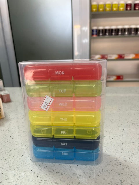 weekly pill organisers
