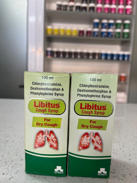 Libitus cough syrup dry cough.100ml