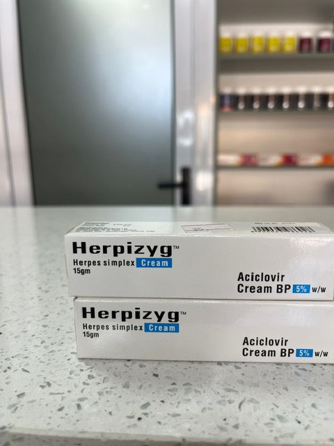 Herpizyg 15g ( Acyclovir 5%) cream