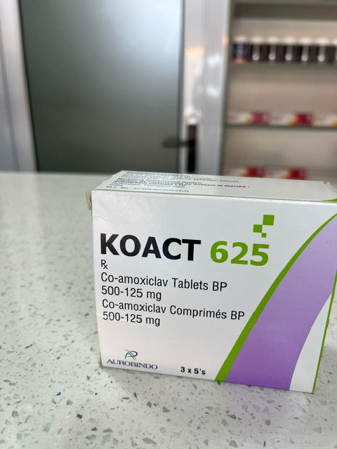 KOACT 625 mg ( co-amoxiclav tab)
