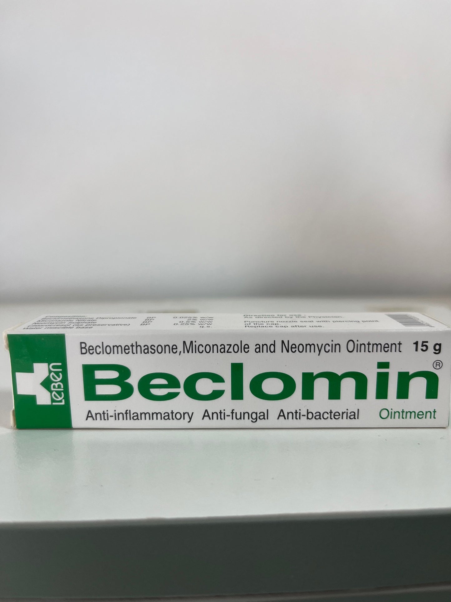 Beclomin ointment. 15g