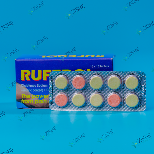 Rufedol tabs strip