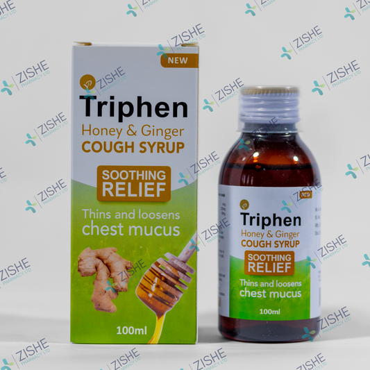 Triphen Honey & Ginger Cough Syrup
