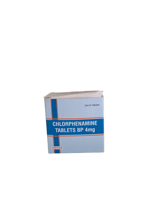 Chlorpheniramine 4mg Tablets