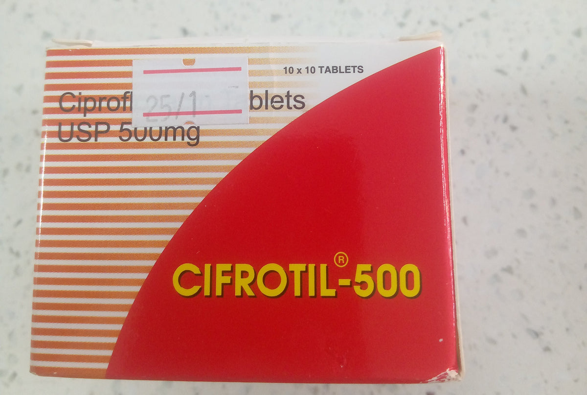 Cifrotil - Ciprofloxacin 500mg tab.
