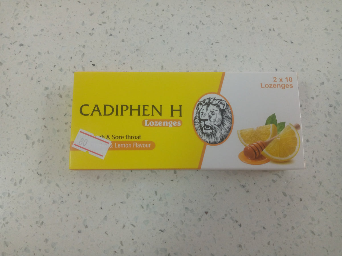 Cadiphen H Lozenges honey and lemon