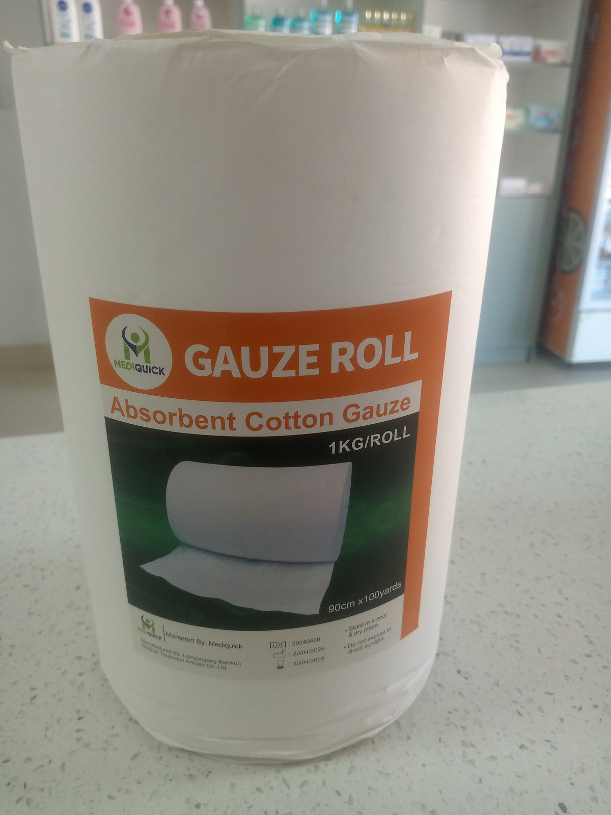 Mediquick Guaze Roll 4ply cotton 1kg