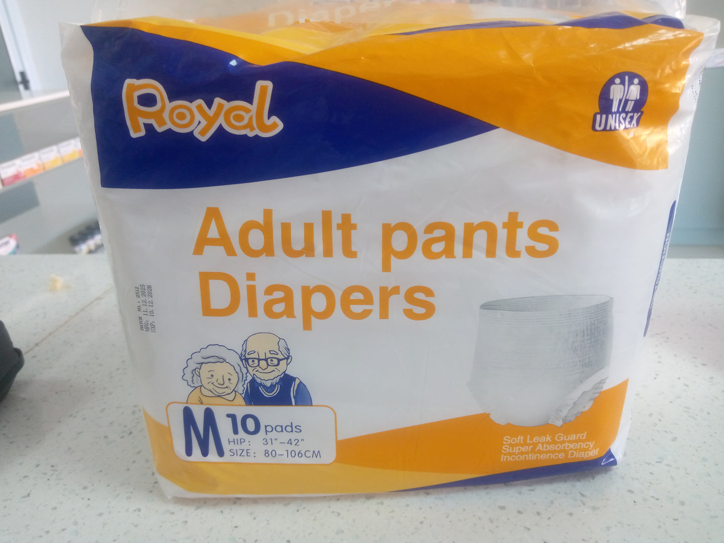 Royal- Adult pants diapers medium