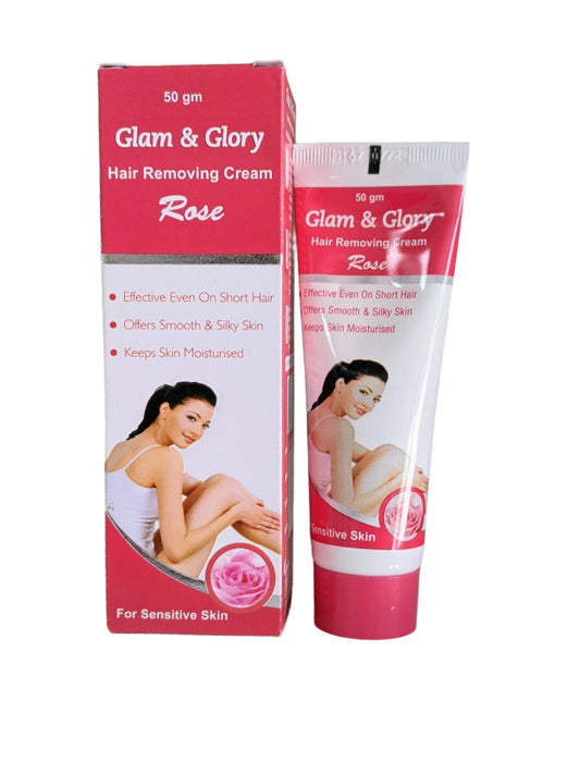 Glam And Glory Hair Remover Cream Rose 50mls