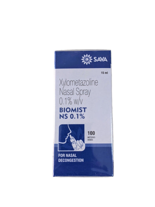 Biomist Xylometazoline Nasal Spray 0.1%