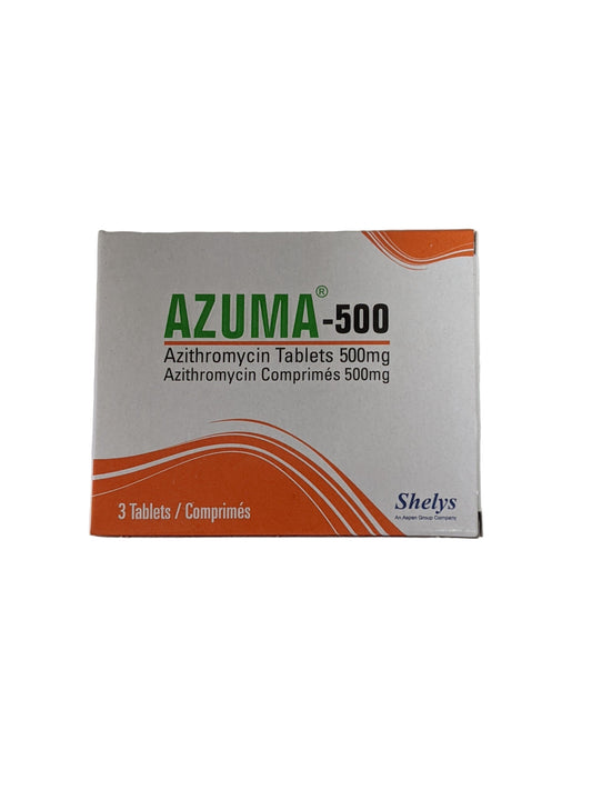 Azuma 500 mg Tablets (Azithromycin )