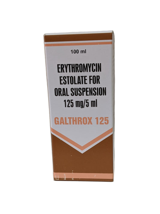 Galthrox ( Erythromycin Suspension )125mg/5ml