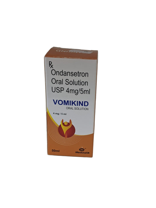 Vomikind (Ondansetron oral solution 4mg/5mls)