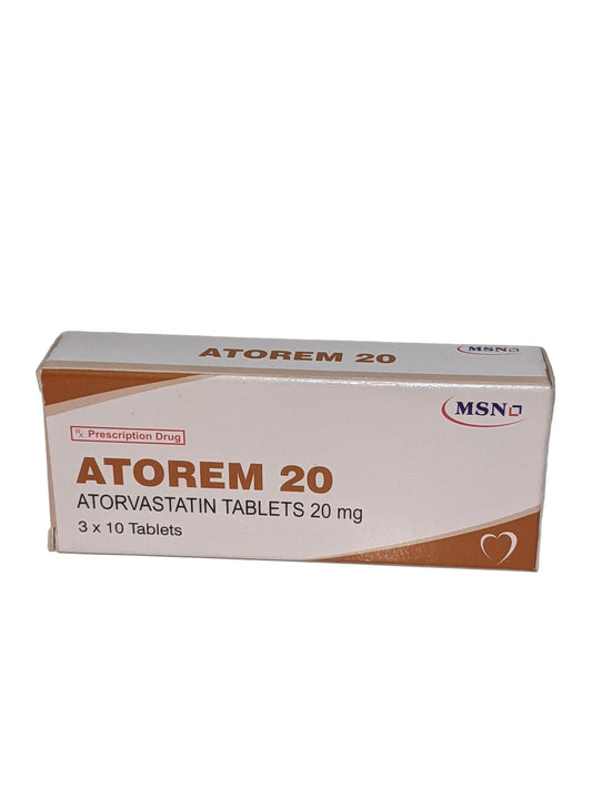 Atorem 20mg (Atorvastatin)