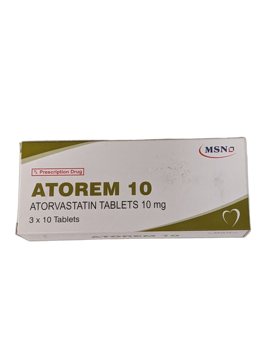 Atorem10mg (Atorvastatin