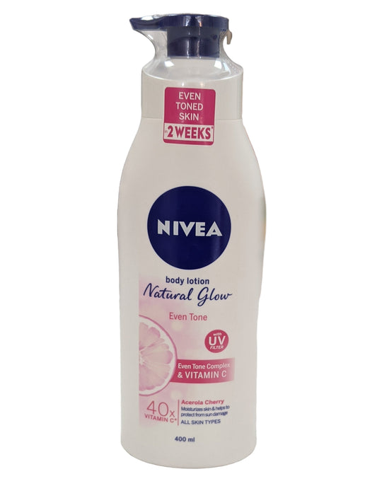Nivea Natura Glow even tone with UV 400mls