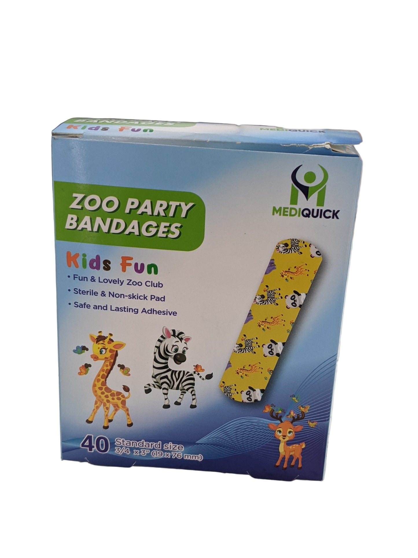 Bandage for kids Zoo party print