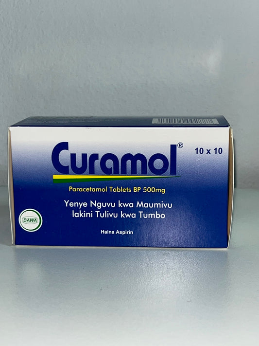 Curamol Paracetamol 500mg tab.