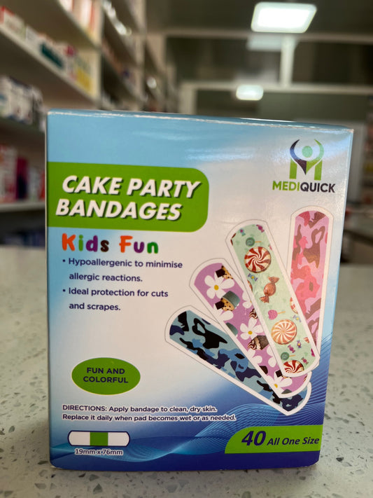 Cake party bandages