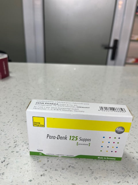 Para-Denk 125mg Suppostories.