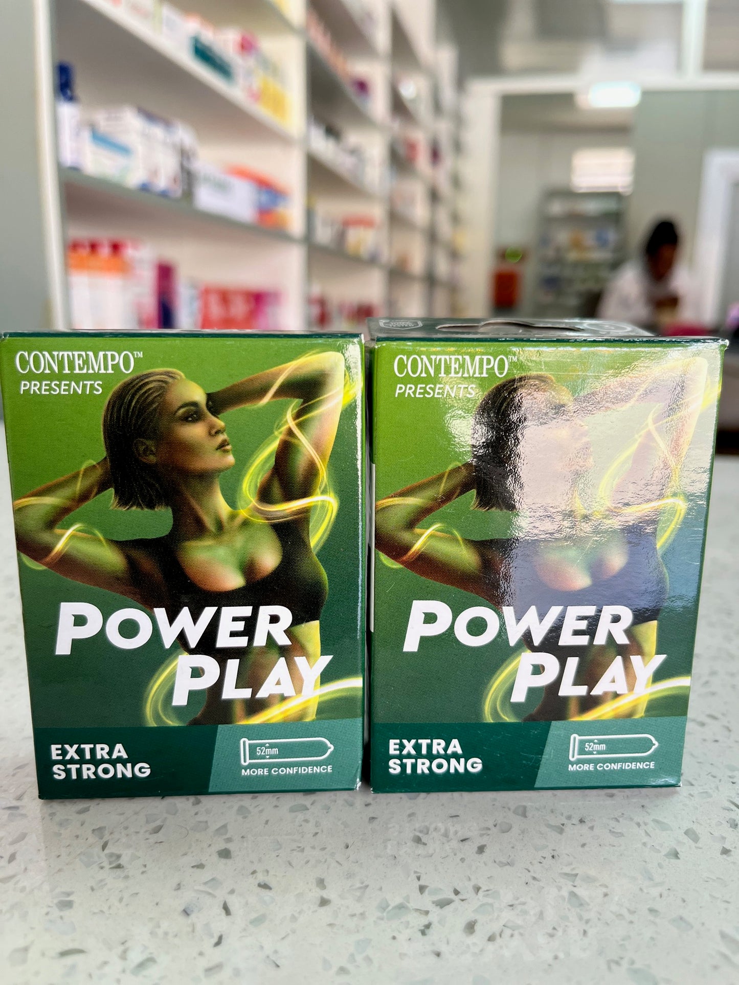 Power play Extra strong condoms.3's