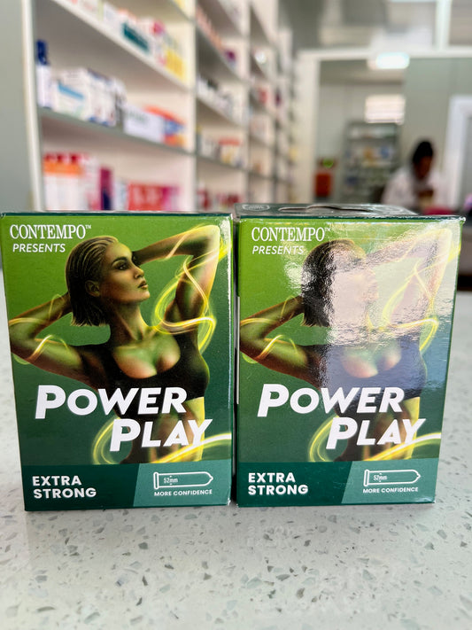Power play Extra strong condoms.3's