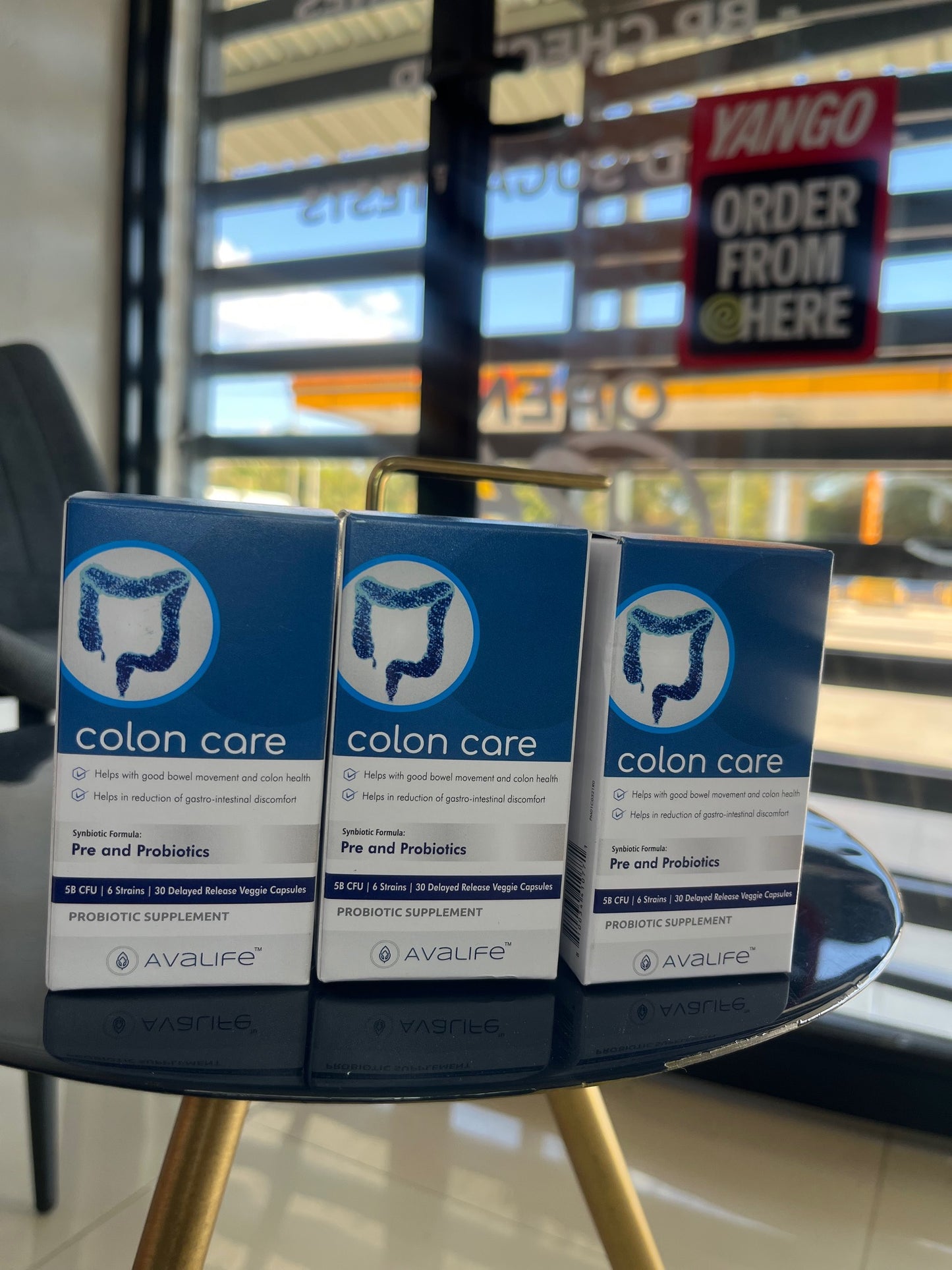 Avalife colon care pre & probiotic.