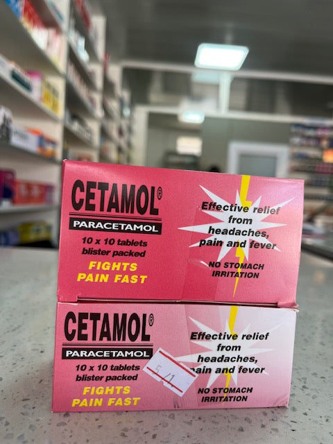 Cetamol (paracetamol) 500mg