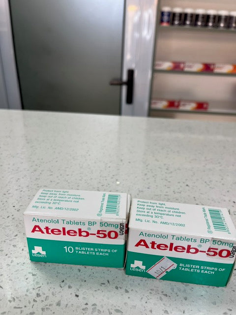 Ateleb - 50 ( Atenolol 50mg)