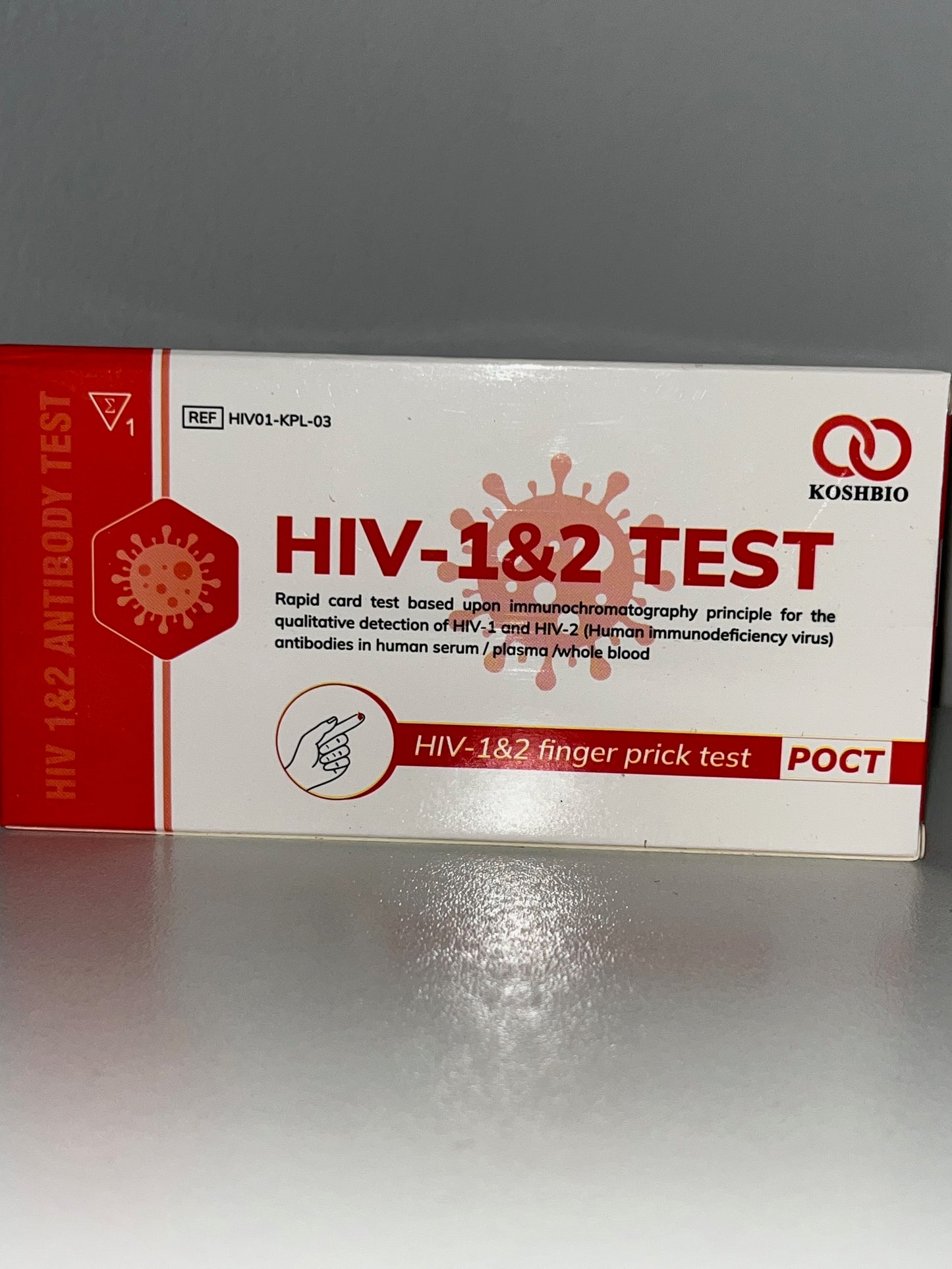 HIV 1 & 2 Test kit. ( Koshbio)