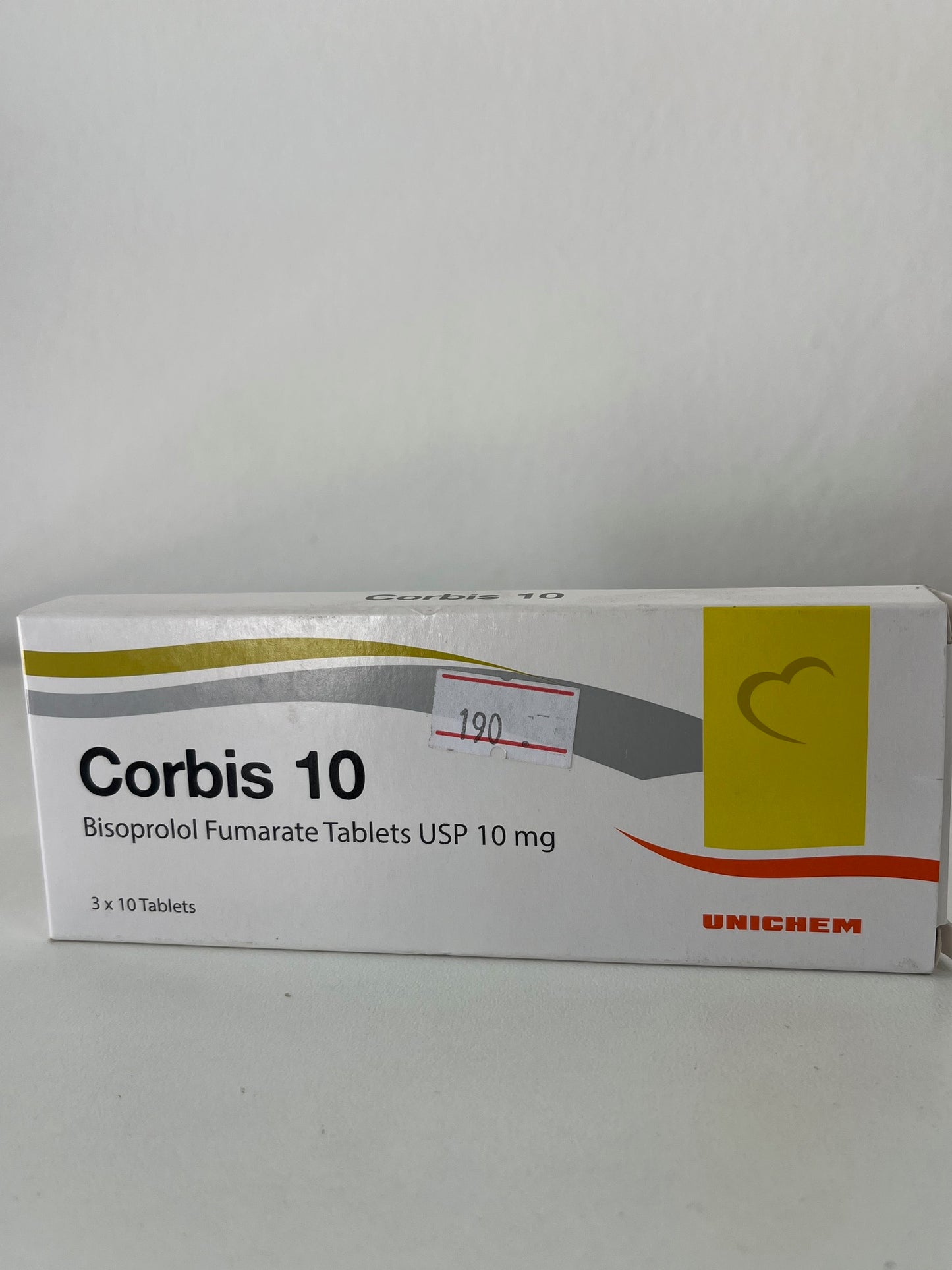 Corbis 10 (Bisoprolol Fumarate tablets) 3x10