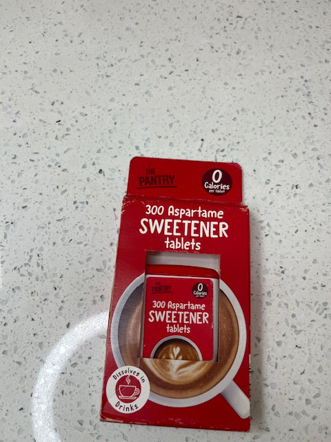 300 Aspartame sweetener tablets.
