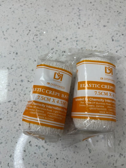 Elastic Crepe Bandage 7.5x4.5m