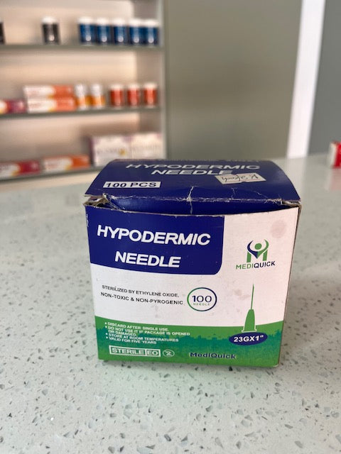 Hypodermic Needle 23Gx1