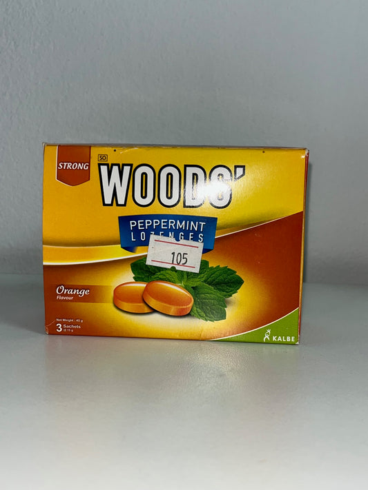 woods peppermint lozenges orange