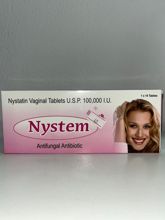 Nystem vaginal tablet.